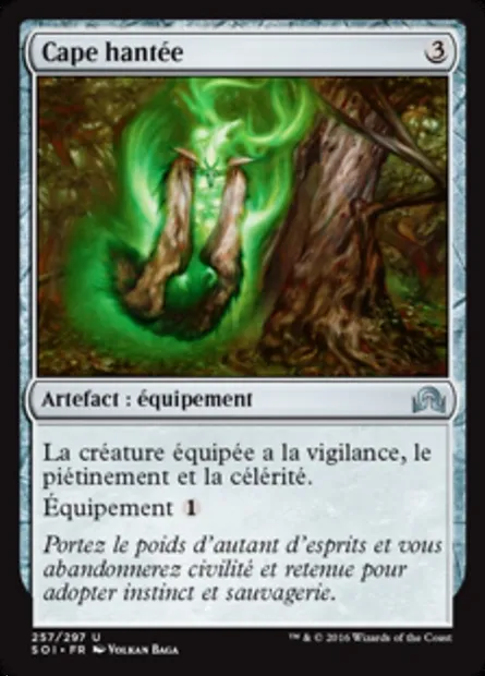 Cape hantée, carte Magic SOI 257 — extension Ténèbres sur Innistrad