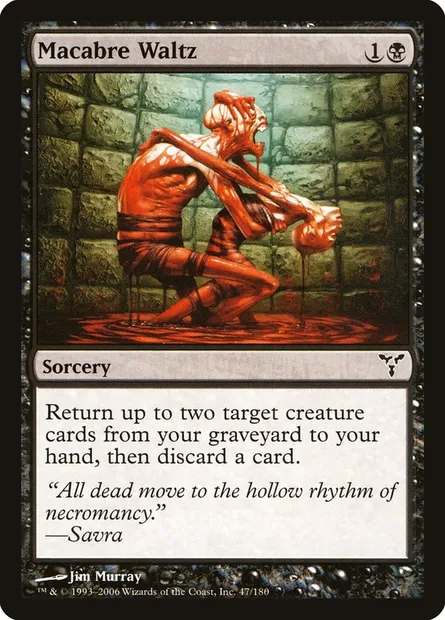 Macabre Waltz, Magic card DIS 47 — Dissension set