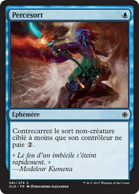 Percesort, carte Magic XLN 81 — extension Ixalan