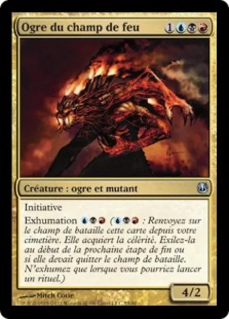 Ogre du champ de feu, carte Magic DDH 53 — extension Duel Decks: Ajani vs. Nicol Bolas