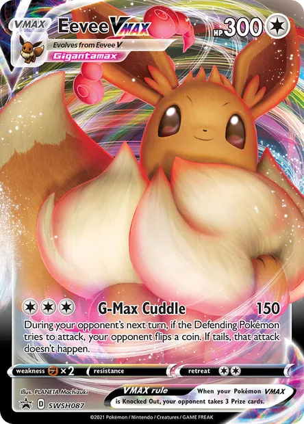 Eevee VMAX, Pokémon card SWSH 087 — SWSH Black Star Promos set