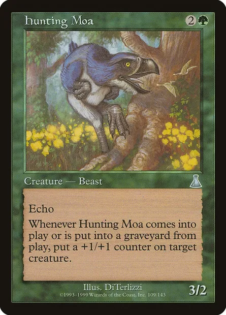 Hunting Moa, Magic card UDS 109 — Urza's Destiny set