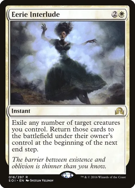 Eerie Interlude, Magic card SOI 16 — Shadows over Innistrad set