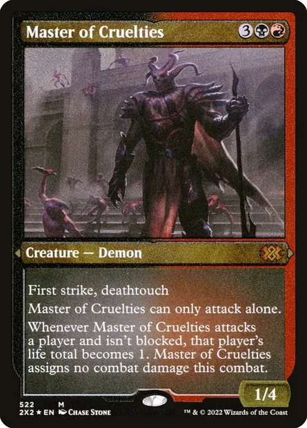 Master of Cruelties, Magic card 2X2 522 — Double Masters 2022 set