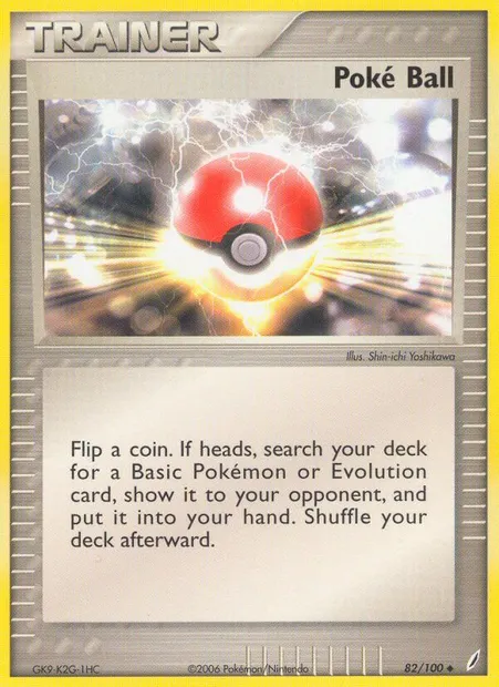 Poké Ball, Pokémon card CG 82 — Crystal Guardians set