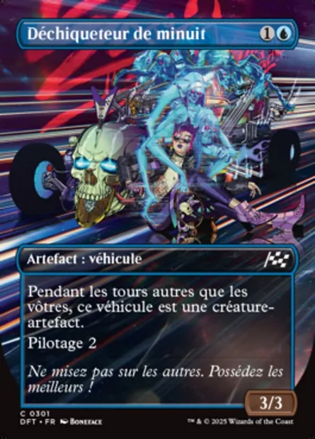 Déchiqueteur de minuit, carte Magic DFT 301 — extension Aetherdrift