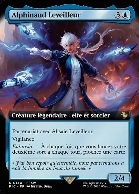 Alphinaud Leveilleur, carte Magic FIC 140 — extension Final Fantasy Commander