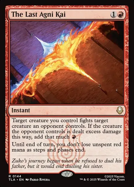 The Last Agni Kai, Magic card TLA 144 — Avatar: The Last Airbender set