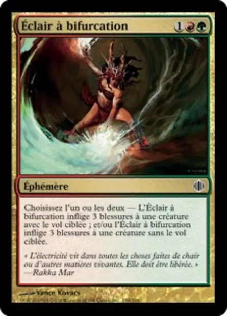 Éclair à bifurcation, carte Magic ALA 158 — extension Les éclats d'Alara