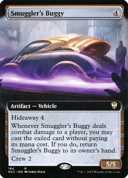 Smuggler's Buggy, Magic card NCC 184 — New Capenna Commander set
