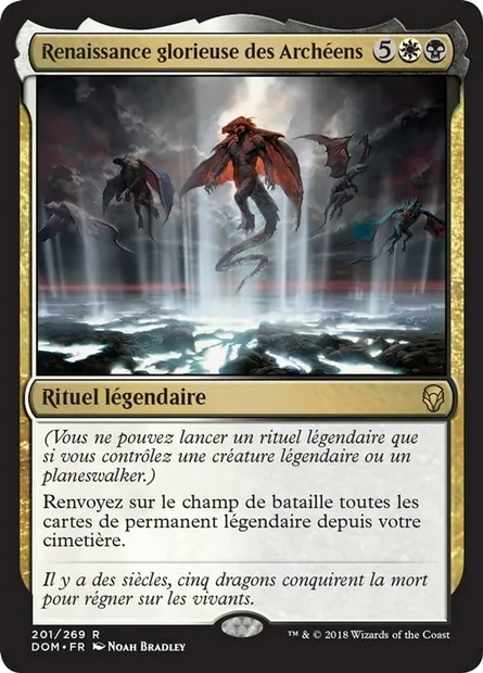 Renaissance glorieuse des Archéens, carte Magic DOM 201 — extension Dominaria