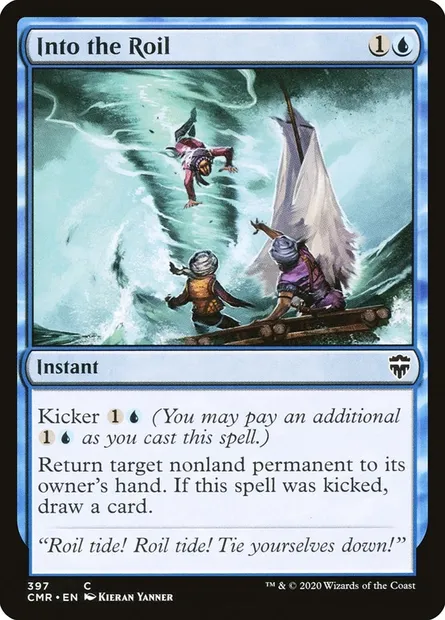 Into the Roil, Magic card CMR 397 — Commander Legends set