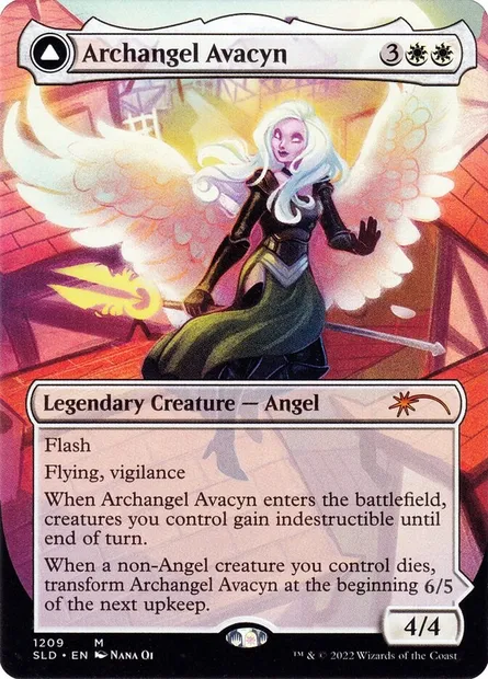 Archangel Avacyn // Avacyn, the Purifier, Magic card SLD 1209 — Secret Lair Drop set