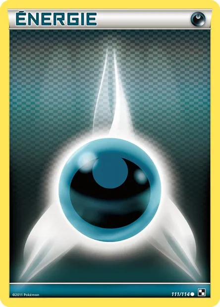 Énergie Obscurité, carte Pokémon BLW 111 — extension Noir & Blanc