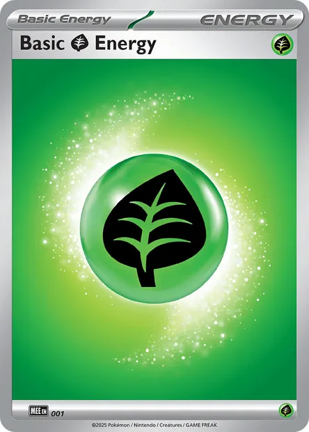 Grass Energy, Pokémon card MEE 001 — Mega Evolution Energy set