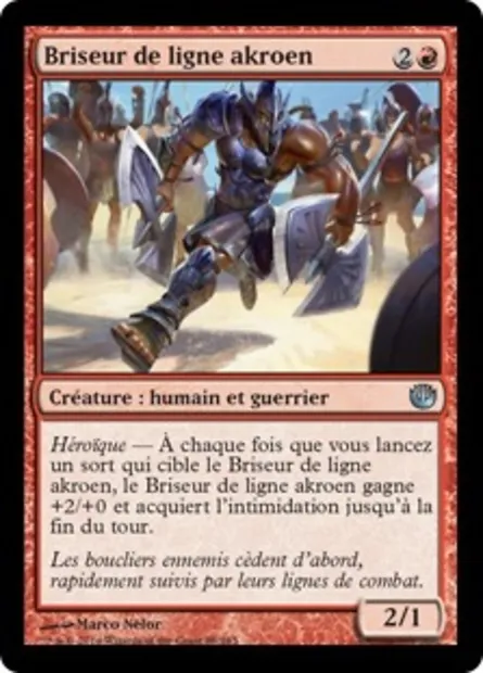 Briseur de ligne akroen, carte Magic JOU 88 — extension Incursion dans Nyx