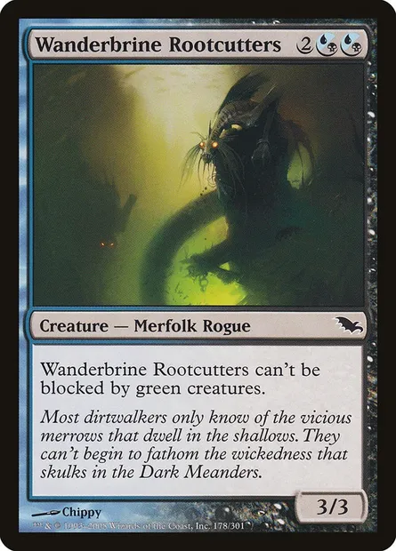 Wanderbrine Rootcutters, Magic card SHM 178 — Shadowmoor set