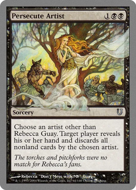 Persecute Artist, Magic card UNH 61 — Unhinged set