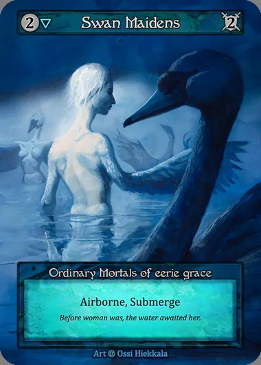 Swan Maidens, carte Sorcery ALP 168 — extension Alpha