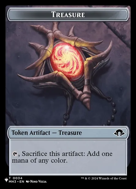 Treasure, carte Magic PLST TMH3-34 — extension The List