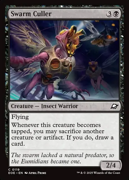 Swarm Culler, Magic card EOE 119 — Edge of Eternities set