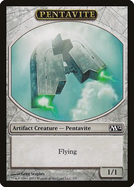 Pentavite, Magic card TM12 7 — Magic 2012 Tokens set