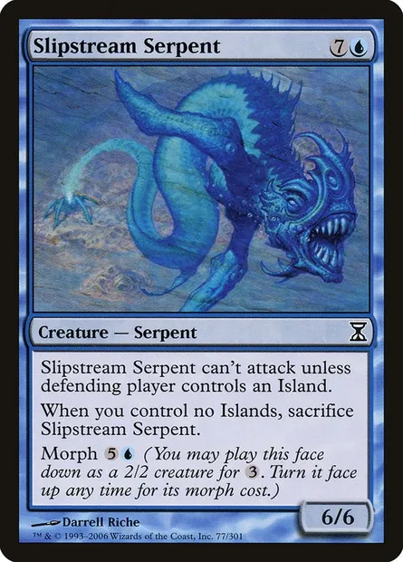 Slipstream Serpent, Magic card TSP 77 — Time Spiral set