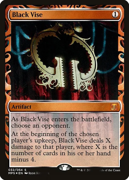 Black Vise, Magic card MPS 32 — Kaladesh Inventions set
