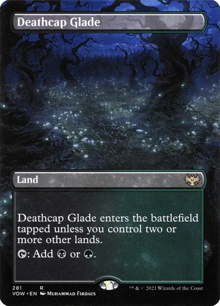 Deathcap Glade, Magic card VOW 281 — Innistrad: Crimson Vow set