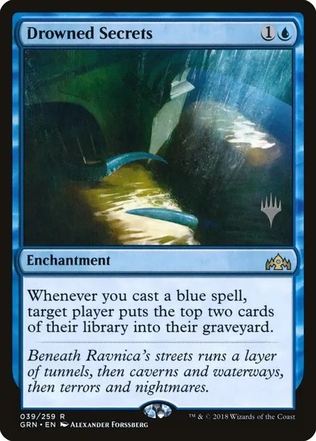 Drowned Secrets, Magic card PGRN 39p — Guilds of Ravnica Promos set