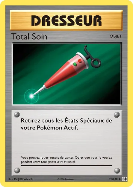 Total Soin, carte Pokémon EVO 78 — extension Évolutions