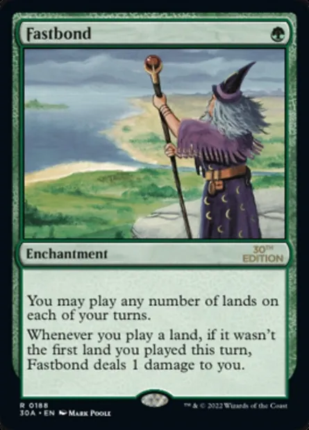 Fastbond, Magic card 30A 188 — 30th Anniversary Edition set