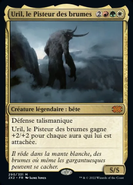 Uril, le Pisteur des brumes, carte Magic 2X2 290 — extension Double Masters 2022