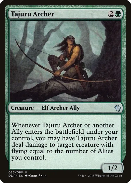 Tajuru Archer, Magic card DDP 23 — Duel Decks: Zendikar vs. Eldrazi set