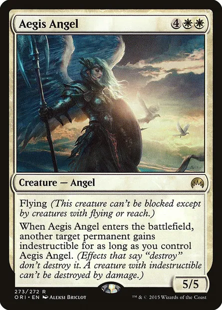 Aegis Angel, Magic card ORI 273 — Magic Origins set