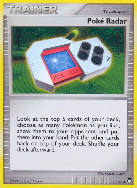 Poké Radar, Pokémon card LA 133 — Legends Awakened set