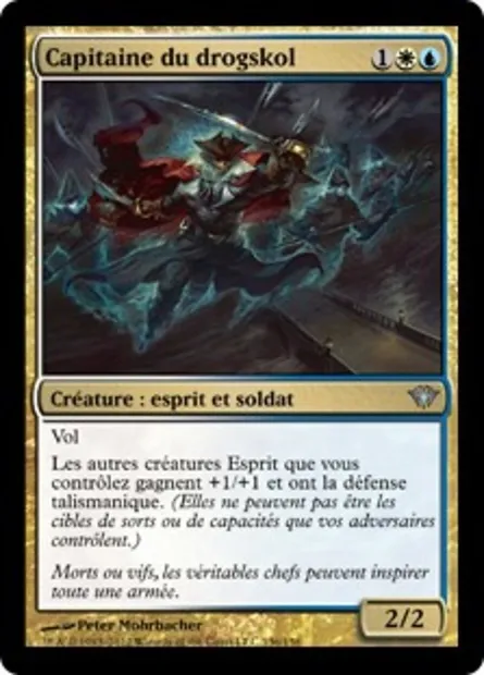 Capitaine du drogskol, carte Magic DKA 136 — extension Obscure Ascension