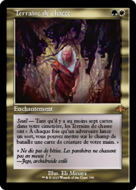 Terrains de chasse, carte Magic DMR 359 — extension Dominaria Remastered