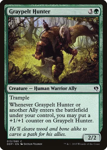Graypelt Hunter, Magic card DDP 13 — Duel Decks: Zendikar vs. Eldrazi set