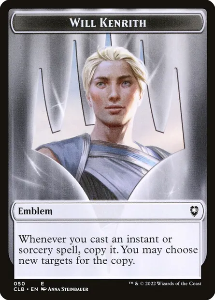 Will Kenrith Emblem, Magic card TCLB 50 — Battle for Baldur's Gate Tokens set