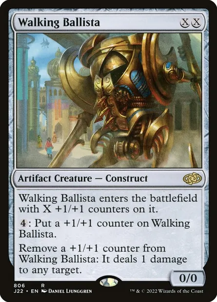 Walking Ballista, Magic card J22 806 — Jumpstart 2022 set