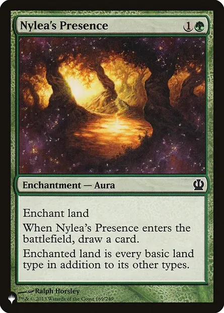 Présence de Nyléa, carte Magic PLST THS-169 — extension The List