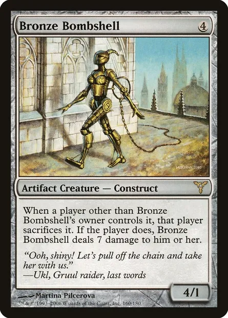 Bronze Bombshell, Magic card DIS 160 — Dissension set