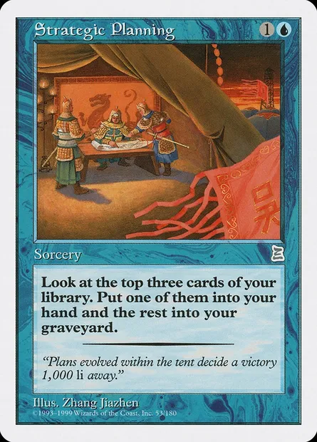 Planification stratégique, carte Magic PTK 53 — extension Portal Three Kingdoms