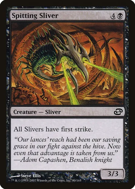 Spitting Sliver, Magic card PLC 80 — Planar Chaos set