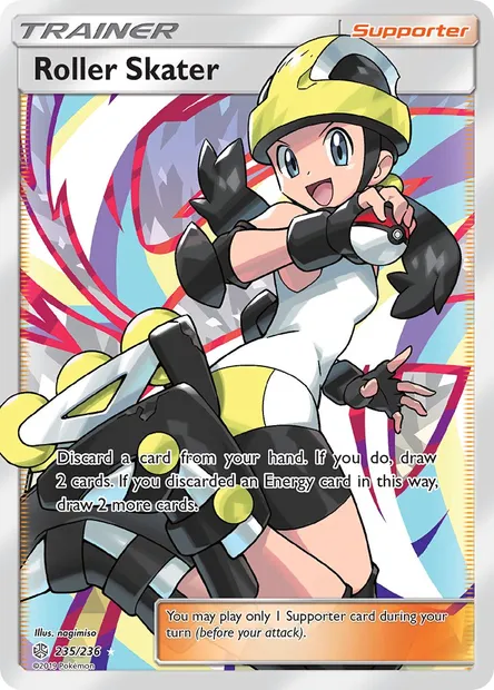Roller Skater, Pokémon card CEC 235 — Cosmic Eclipse set