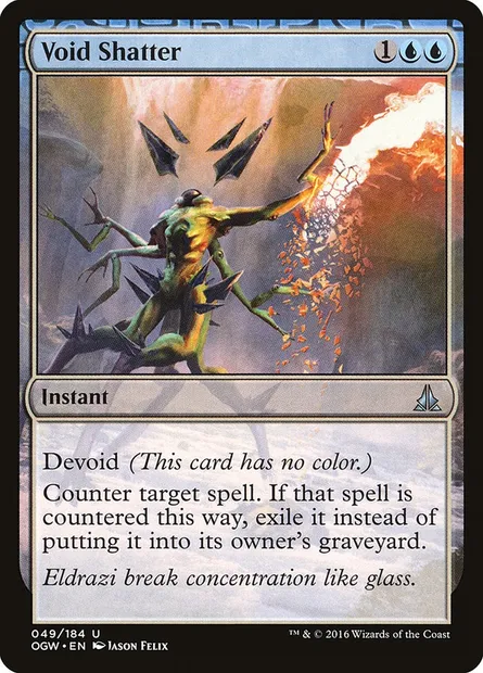 Void Shatter, Magic card OGW 49 — Oath of the Gatewatch set