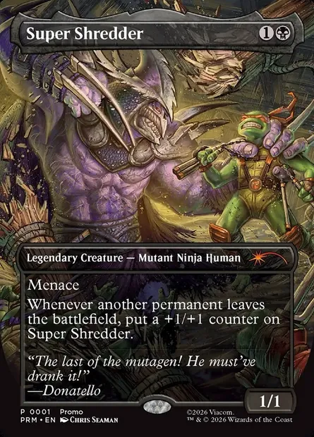 Super Shredder, Magic card PSPL 9 — Spotlight Series set