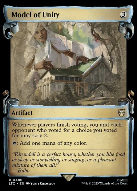 Model of Unity, Magic card LTC 488 — Tales of Middle-earth Commander set