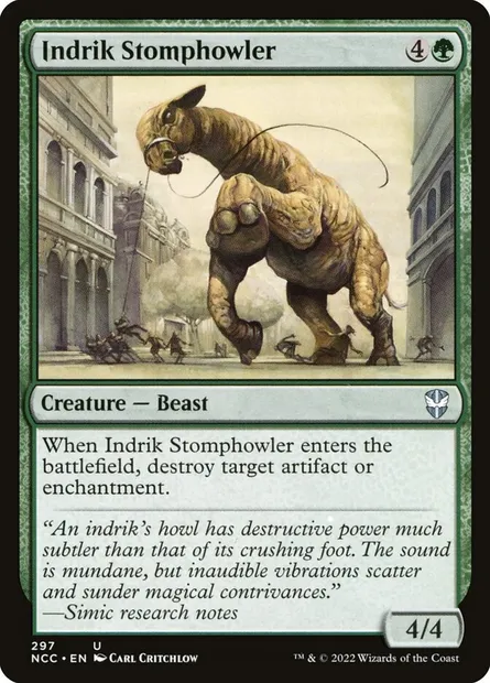 Indrik Stomphowler, Magic card NCC 297 — New Capenna Commander set